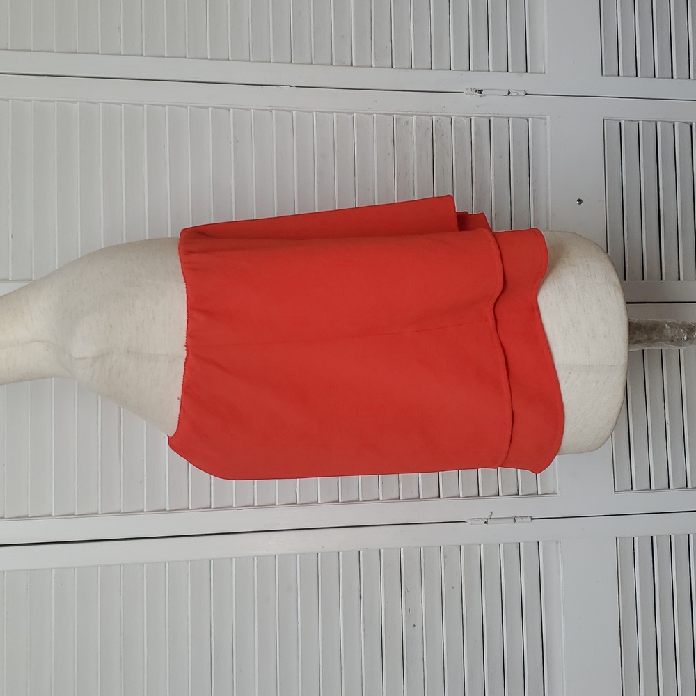 Strapless Red Layered Split Back Top S - image 2